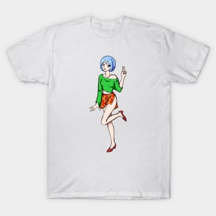 crypto - NFT - manga girl – Kryptine - [Kryptine 19] [1221000] T-Shirt